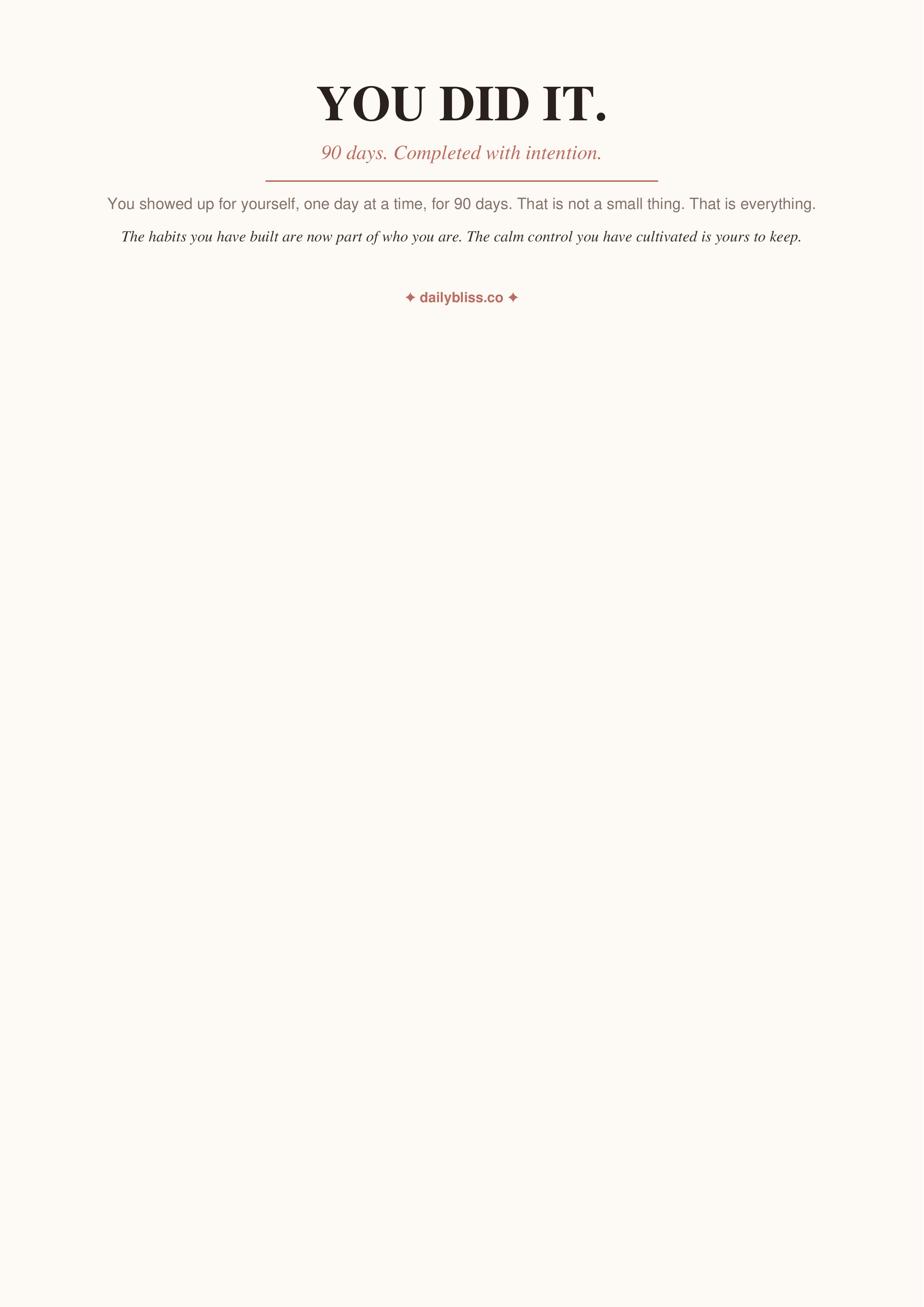 90 Day Digital Wellness Planner
