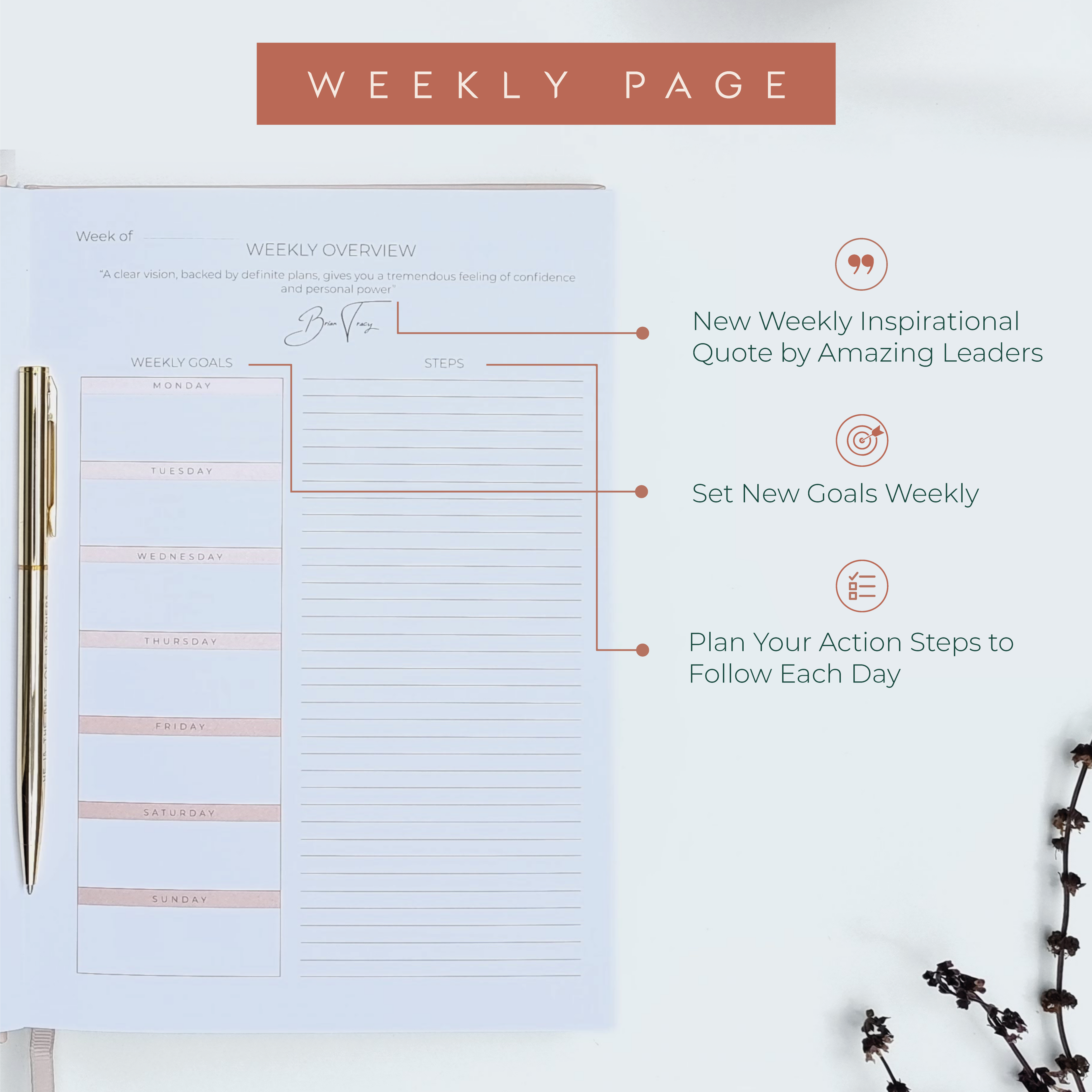 The Holistic Wellness Planner- comes with a beautiful gift box *PRE ORDER*