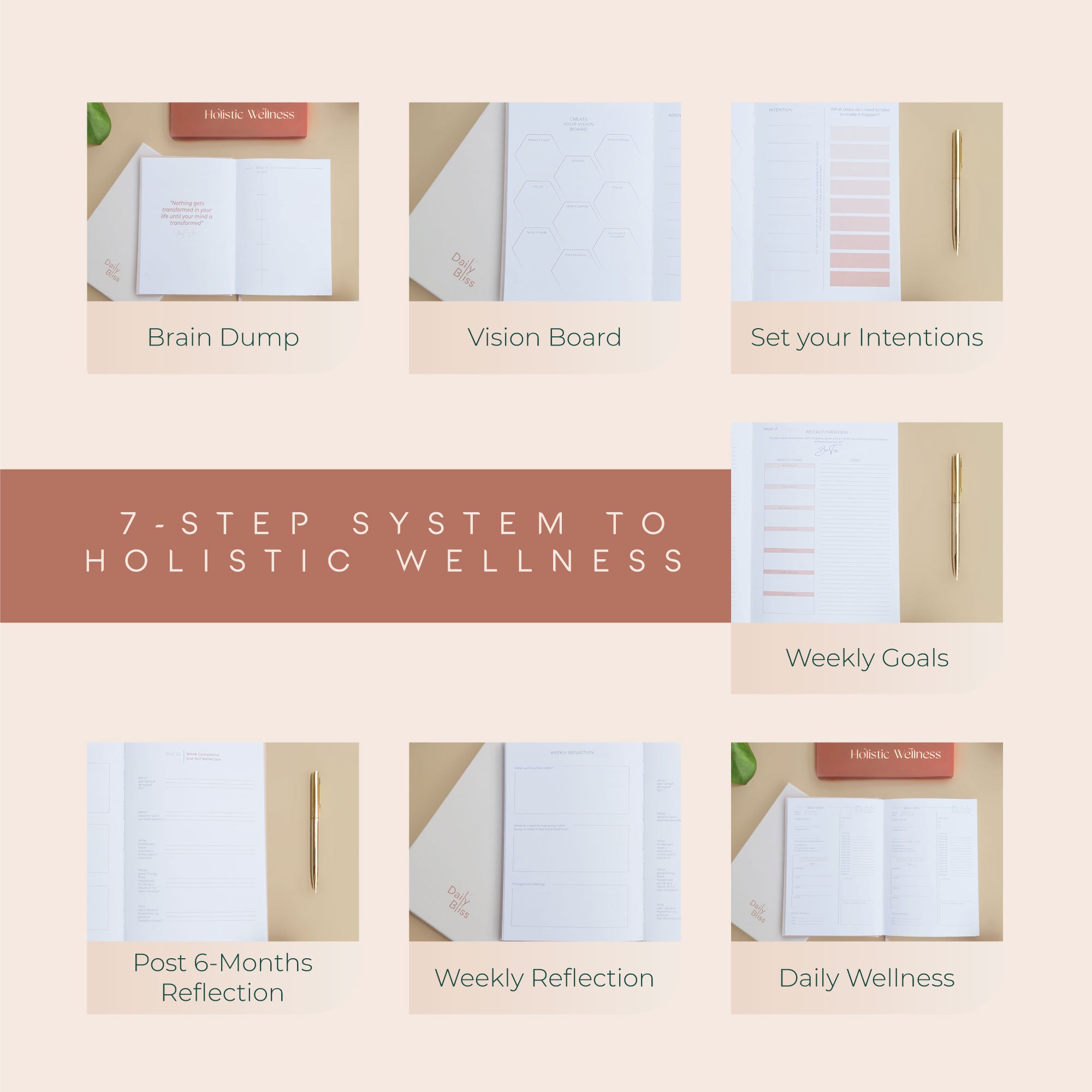 The Holistic Wellness Planner- comes with a beautiful gift box *PRE ORDER*