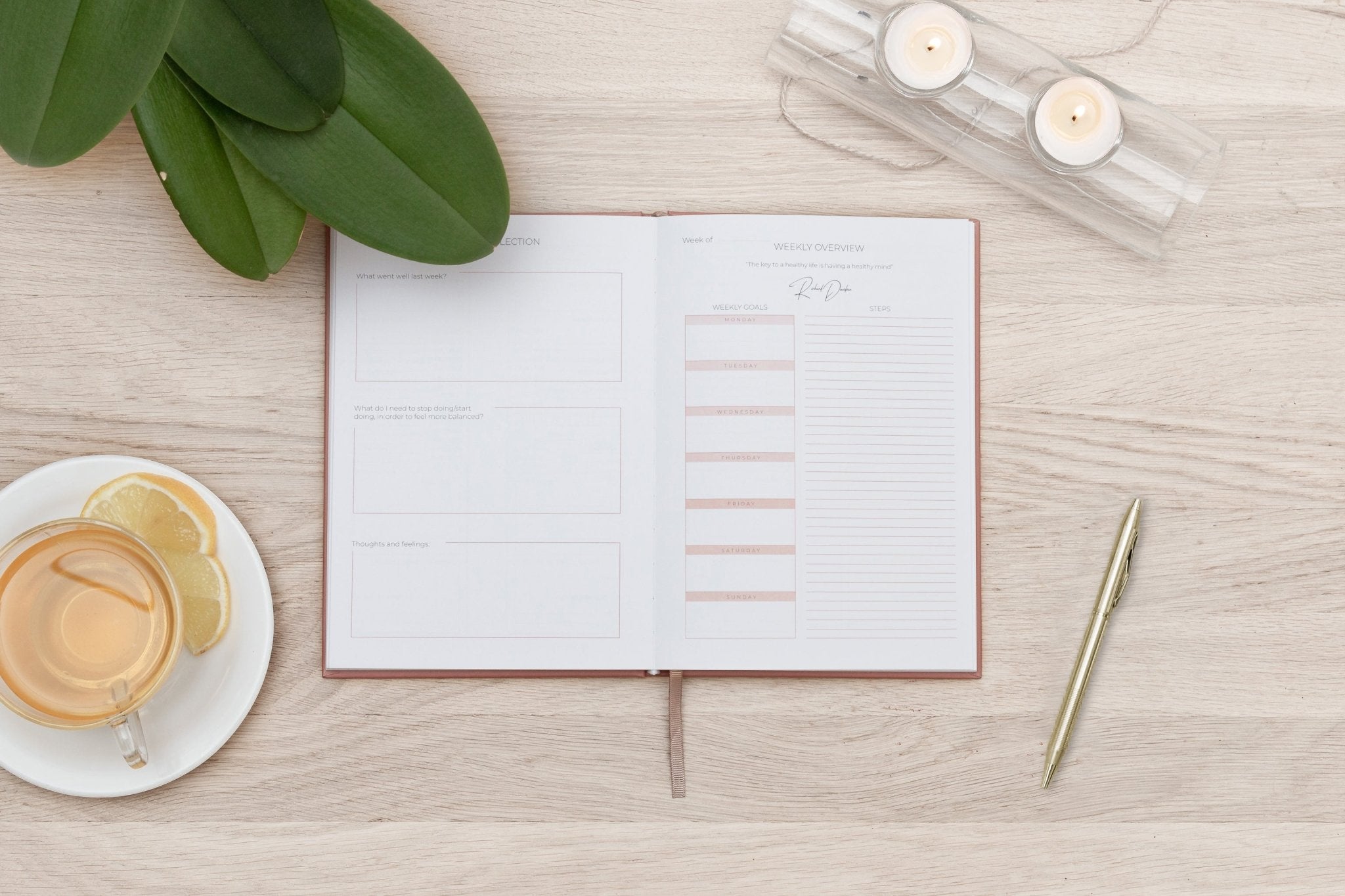 The Holistic Wellness Planner- comes with a beautiful gift box *PRE ORDER* - Daily Bliss