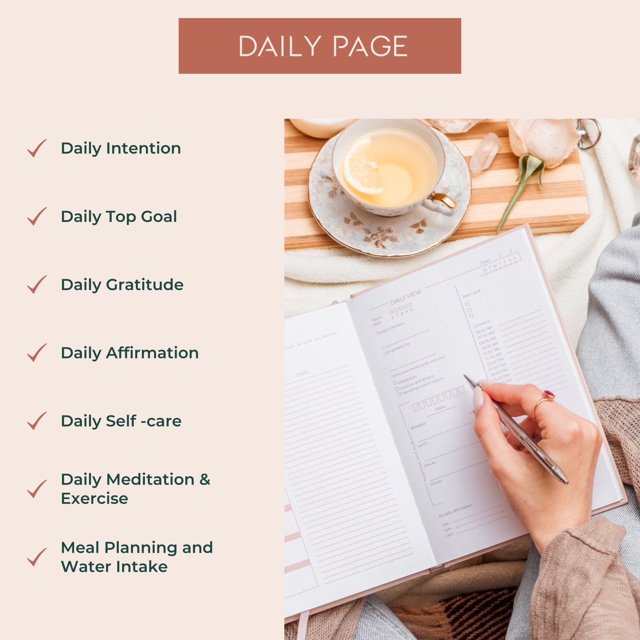 The Holistic Wellness Planner- comes with a beautiful gift box *PRE ORDER* - Daily Bliss